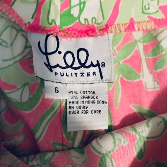 Lily Pulitzer Capris Sz 6 - Picture 3 of 4